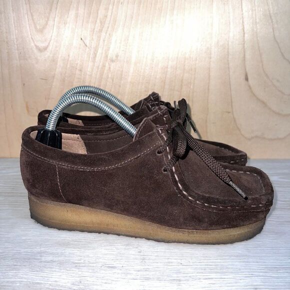 Clarks Originals Wallabee Brown Suede Crepe Sole 78984 Women's 6M - Picture 3 of 10